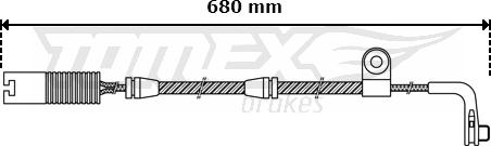 TOMEX brakes TX 30-46 - Signalni kontakt, trosenje kočione plocice www.molydon.hr