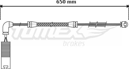 TOMEX brakes TX 30-41 - Signalni kontakt, trosenje kočione plocice www.molydon.hr