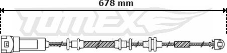 TOMEX brakes TX 30-48 - Signalni kontakt, trosenje kočione plocice www.molydon.hr