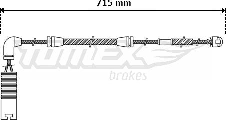 TOMEX brakes TX 30-42 - Signalni kontakt, trosenje kočione plocice www.molydon.hr