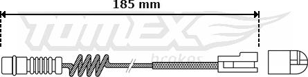 TOMEX brakes TX 30-54 - Signalni kontakt, trosenje kočione plocice www.molydon.hr