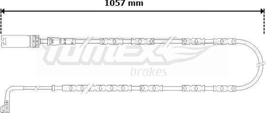 TOMEX brakes TX 30-57 - Signalni kontakt, trosenje kočione plocice www.molydon.hr