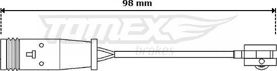 TOMEX brakes TX 30-64 - Signalni kontakt, trosenje kočione plocice www.molydon.hr