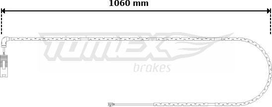 TOMEX brakes TX 30-60 - Signalni kontakt, trosenje kočione plocice www.molydon.hr