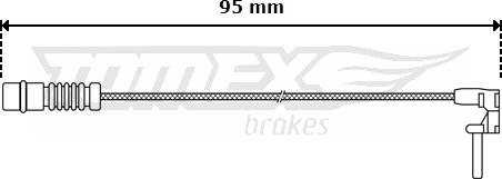 TOMEX brakes TX 30-06 - Signalni kontakt, trosenje kočione plocice www.molydon.hr