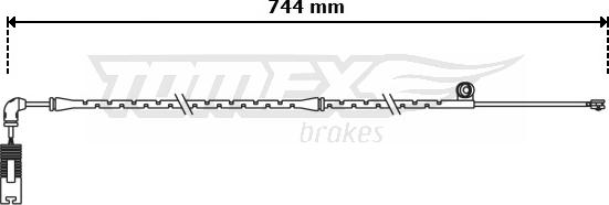 TOMEX brakes TX 30-85 - Signalni kontakt, trosenje kočione plocice www.molydon.hr