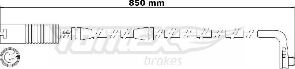 TOMEX brakes TX 30-80 - Signalni kontakt, trosenje kočione plocice www.molydon.hr