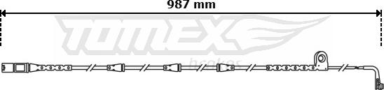 TOMEX brakes TX 30-81 - Signalni kontakt, trosenje kočione plocice www.molydon.hr