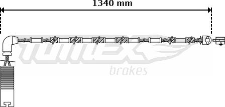 TOMEX brakes TX 30-38 - Signalni kontakt, trosenje kočione plocice www.molydon.hr