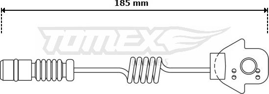 TOMEX brakes TX 30-73 - Signalni kontakt, trosenje kočione plocice www.molydon.hr