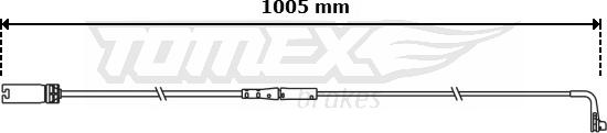 TOMEX brakes TX 31-07 - Signalni kontakt, trosenje kočione plocice www.molydon.hr