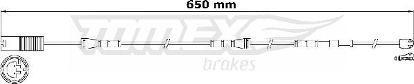 TOMEX brakes TX 31-15 - Signalni kontakt, trosenje kočione plocice www.molydon.hr