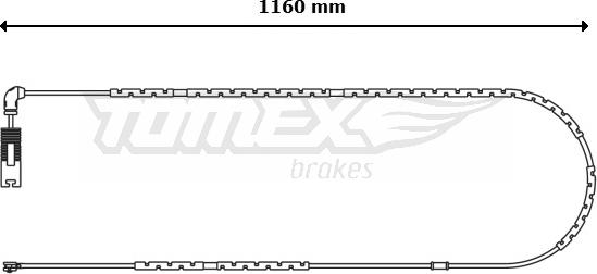 TOMEX brakes TX 31-13 - Signalni kontakt, trosenje kočione plocice www.molydon.hr