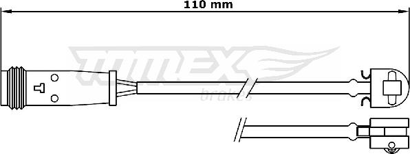 TOMEX brakes TX 31-17 - Signalni kontakt, trosenje kočione plocice www.molydon.hr