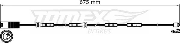 TOMEX brakes TX 31-36 - Signalni kontakt, trosenje kočione plocice www.molydon.hr