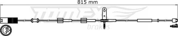 TOMEX brakes TX 31-37 - Signalni kontakt, trosenje kočione plocice www.molydon.hr