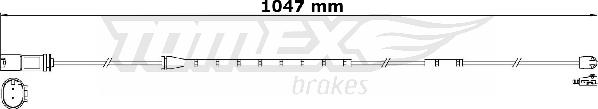 TOMEX brakes TX 31-21 - Signalni kontakt, trosenje kočione plocice www.molydon.hr