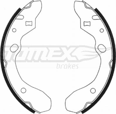 TOMEX brakes TX 20-91 - Komplet kočnica, bubanj kočnice www.molydon.hr