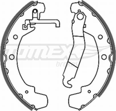 TOMEX brakes TX 20-49 - Komplet kočnica, bubanj kočnice www.molydon.hr