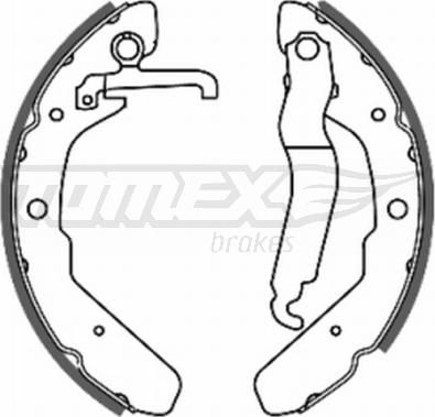 TOMEX brakes TX 20-48 - Komplet kočnica, bubanj kočnice www.molydon.hr