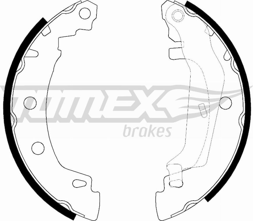 TOMEX brakes TX 20-43 - Komplet kočnica, bubanj kočnice www.molydon.hr