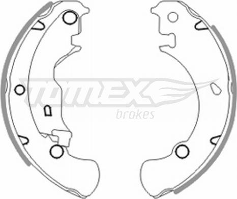 TOMEX brakes TX 20-42 - Komplet kočnica, bubanj kočnice www.molydon.hr