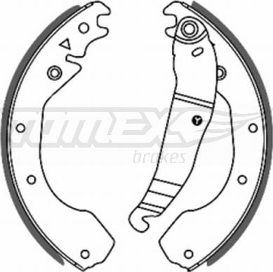 TOMEX brakes TX 20-56 - Komplet kočnica, bubanj kočnice www.molydon.hr