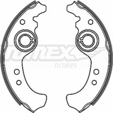 TOMEX brakes TX 20-01 - Komplet kočnica, bubanj kočnice www.molydon.hr