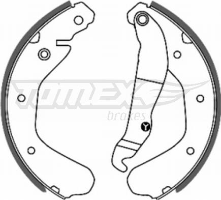 TOMEX brakes TX 20-15 - Komplet kočnica, bubanj kočnice www.molydon.hr