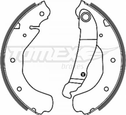 TOMEX brakes TX 20-16 - Komplet kočnica, bubanj kočnice www.molydon.hr