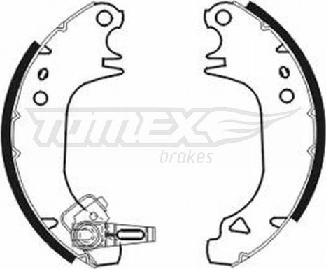 TOMEX brakes TX 20-80 - Komplet kočnica, bubanj kočnice www.molydon.hr