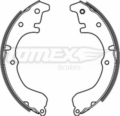 TOMEX brakes TX 20-39 - Komplet kočnica, bubanj kočnice www.molydon.hr