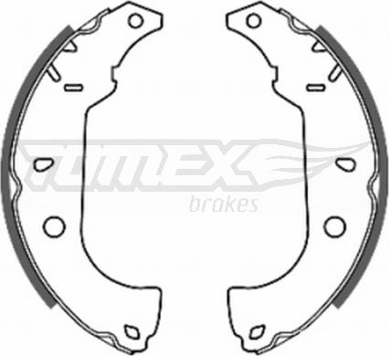 TOMEX brakes TX 20-26 - Komplet kočnica, bubanj kočnice www.molydon.hr