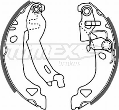 TOMEX brakes TX 20-28 - Komplet kočnica, bubanj kočnice www.molydon.hr