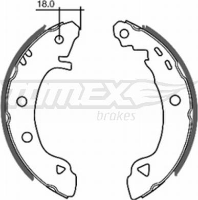 TOMEX brakes TX 20-22 - Komplet kočnica, bubanj kočnice www.molydon.hr