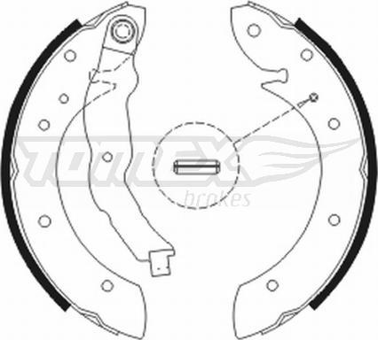 TOMEX brakes TX 20-79 - Komplet kočnica, bubanj kočnice www.molydon.hr