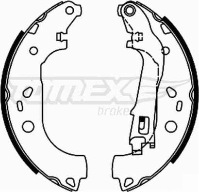 TOMEX brakes TX 21-98 - Komplet kočnica, bubanj kočnice www.molydon.hr