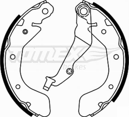 TOMEX brakes TX 21-93 - Komplet kočnica, bubanj kočnice www.molydon.hr