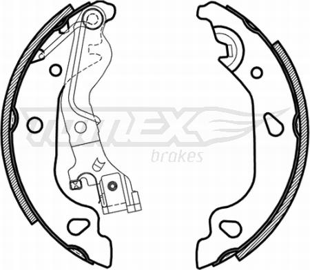 TOMEX brakes TX 21-59 - Komplet kočnica, bubanj kočnice www.molydon.hr