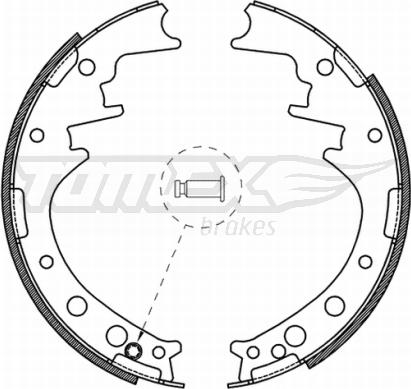 TOMEX brakes TX 21-56 - Komplet kočnica, bubanj kočnice www.molydon.hr