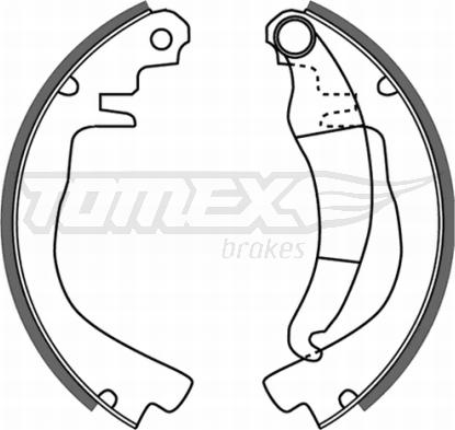 TOMEX brakes TX 21-51 - Komplet kočnica, bubanj kočnice www.molydon.hr