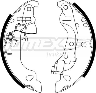 TOMEX brakes TX 21-58 - Komplet kočnica, bubanj kočnice www.molydon.hr