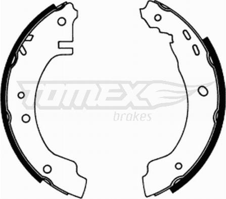 TOMEX brakes TX 21-66 - Komplet kočnica, bubanj kočnice www.molydon.hr