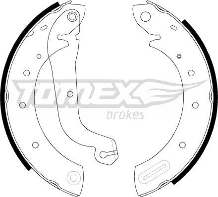 TOMEX brakes TX 21-60 - Komplet kočnica, bubanj kočnice www.molydon.hr