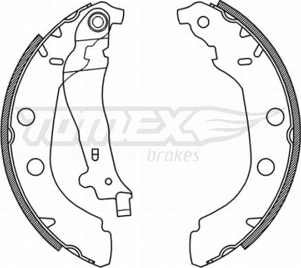 TOMEX brakes TX 21-15 - Komplet kočnica, bubanj kočnice www.molydon.hr