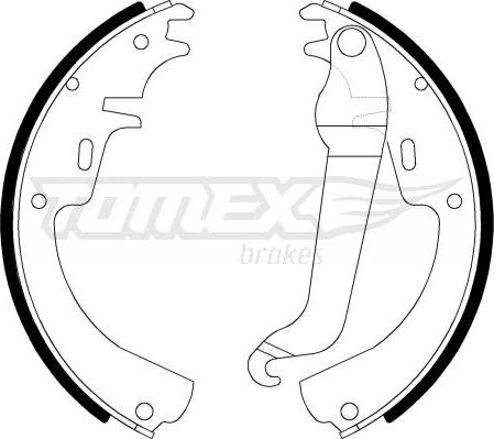 TOMEX brakes TX 21-11 - Komplet kočnica, bubanj kočnice www.molydon.hr