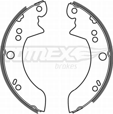 TOMEX brakes TX 21-34 - Komplet kočnica, bubanj kočnice www.molydon.hr