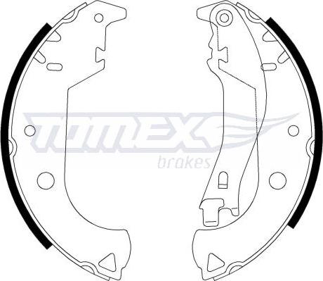 TOMEX brakes TX 21-30 - Komplet kočnica, bubanj kočnice www.molydon.hr