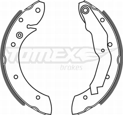 TOMEX brakes TX 21-33 - Komplet kočnica, bubanj kočnice www.molydon.hr