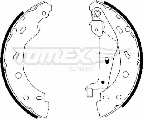 TOMEX brakes TX 21-75 - Komplet kočnica, bubanj kočnice www.molydon.hr